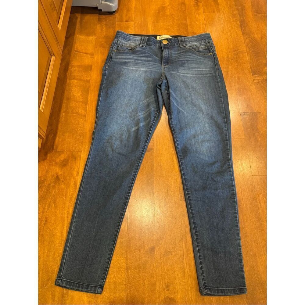 Democracy Ab Technology Skinny Jeans Womens Size 12 Dark Wash Stretch Denim